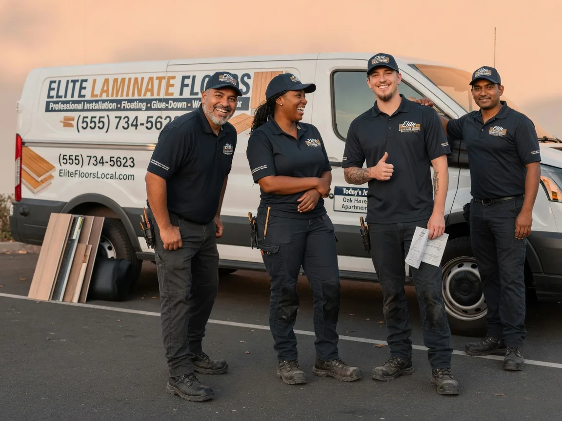 Laminate flooring installation company in Little York, IL